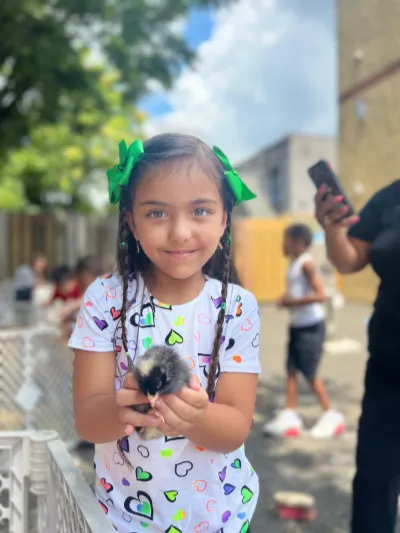 Child at Little Heaven Daycare